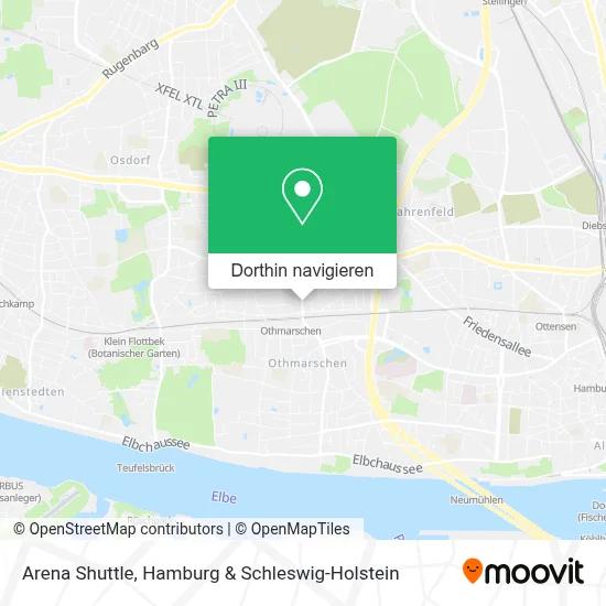 Arena Shuttle Karte