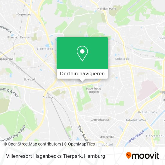 Villenresort Hagenbecks Tierpark Karte