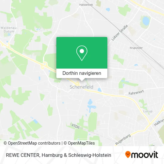 REWE CENTER Karte