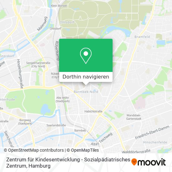 Zentrum für Kindesentwicklung - Sozialpädiatrisches Zentrum Karte