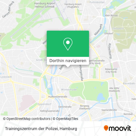 Trainingszentrum der Polizei Karte
