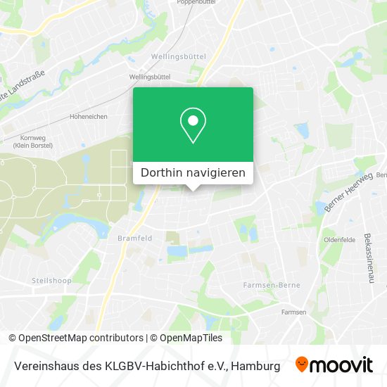 Vereinshaus des KLGBV-Habichthof e.V. Karte
