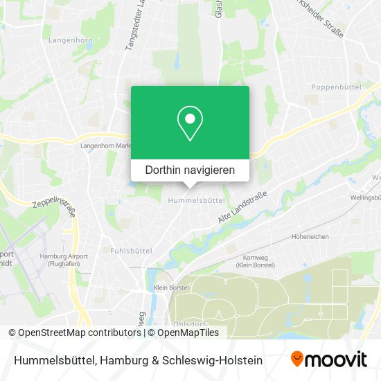 Hummelsbüttel Karte