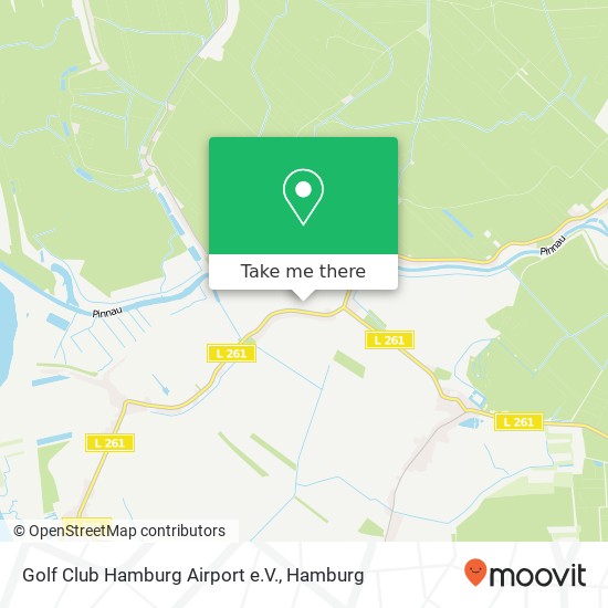 Golf Club Hamburg Airport e.V. Karte