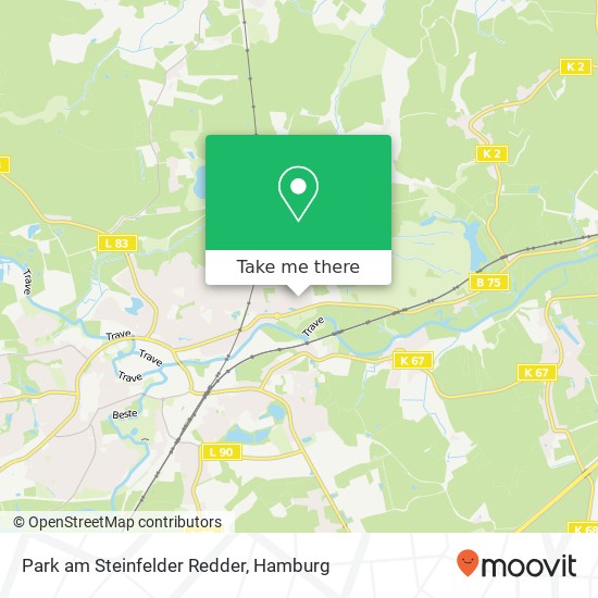 Park am Steinfelder Redder Karte