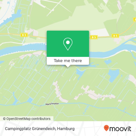 Campingplatz Grünendeich Karte