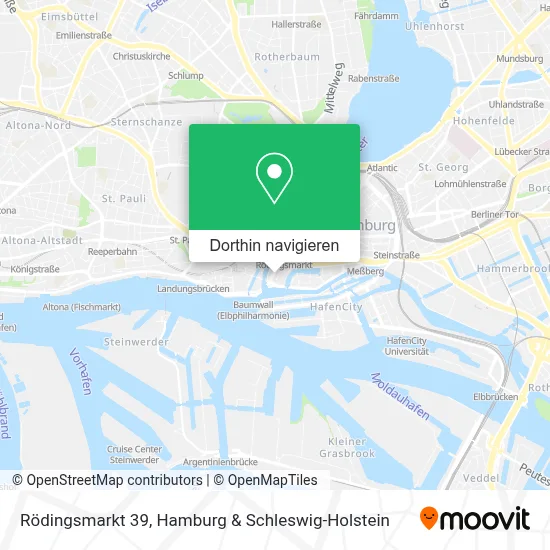 Rödingsmarkt 39 Karte