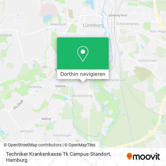 Techniker Krankenkasse Tk Campus-Standort Karte