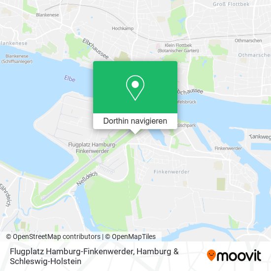 Flugplatz Hamburg-Finkenwerder Karte