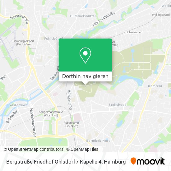 Bergstraße Friedhof Ohlsdorf / Kapelle 4 Karte