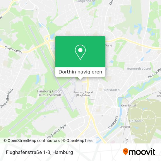 Flughafenstraße 1-3 Karte