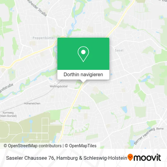 Saseler Chaussee 76 Karte