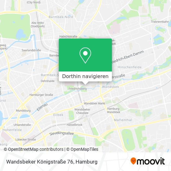 Wandsbeker Königstraße 76 Karte