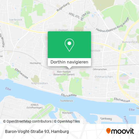 Baron-Voght-Straße 93 Karte