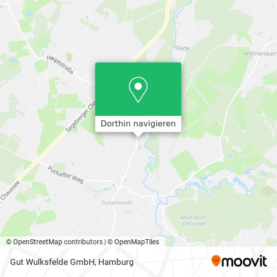 Gut Wulksfelde GmbH Karte