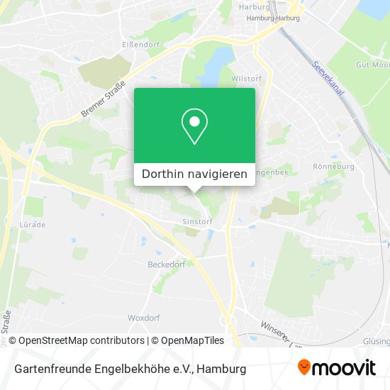 Gartenfreunde Engelbekhöhe e.V. Karte