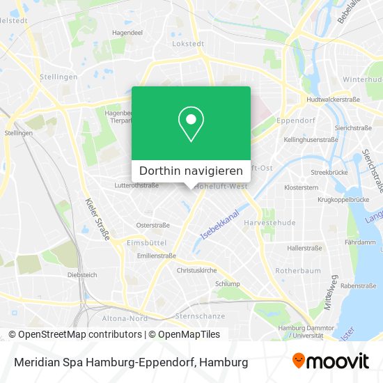 Meridian Spa Hamburg-Eppendorf Karte