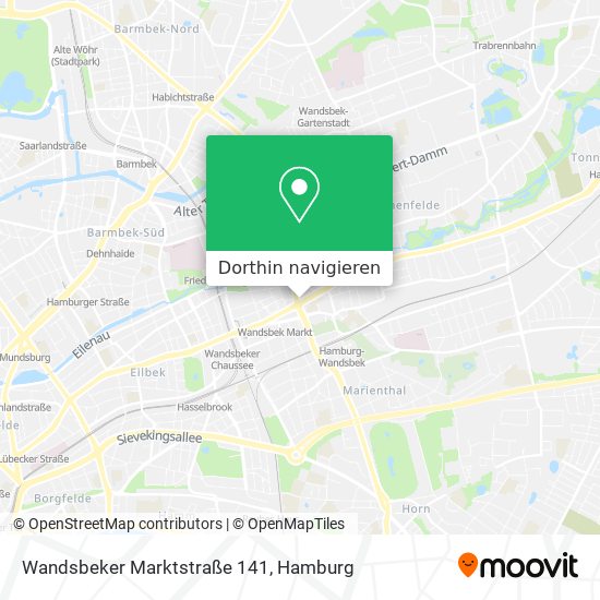 Wandsbeker Marktstraße 141 Karte