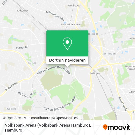 Volksbank Arena (Volksbank Arena Hamburg) Karte