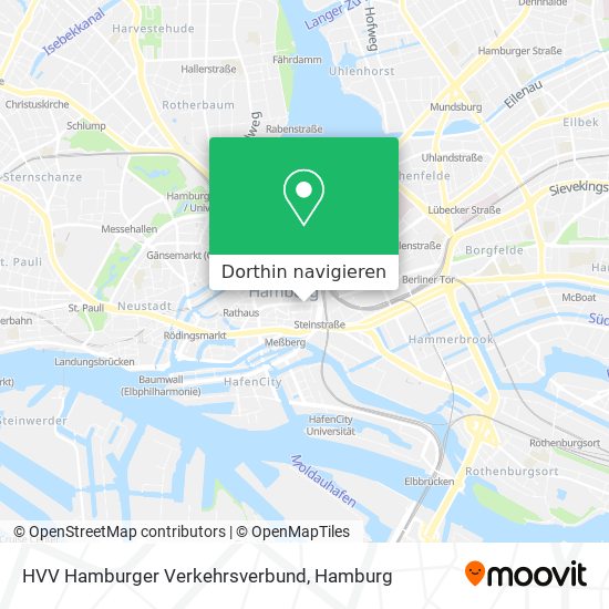 HVV Hamburger Verkehrsverbund Karte