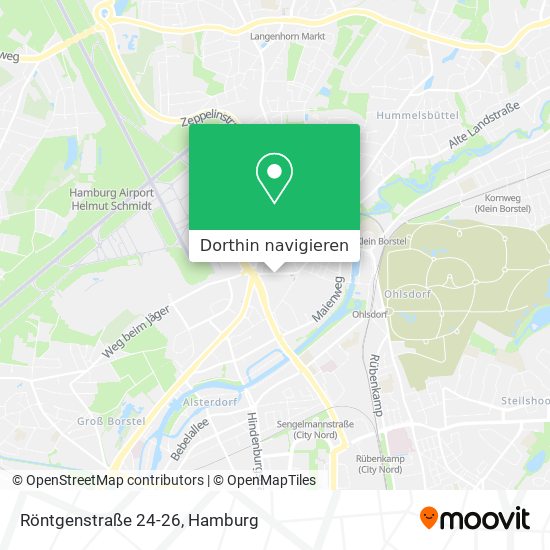 Röntgenstraße 24-26 Karte