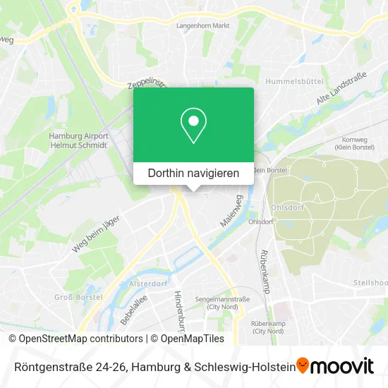 Röntgenstraße 24-26 Karte