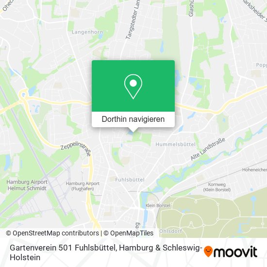 Gartenverein 501 Fuhlsbüttel Karte