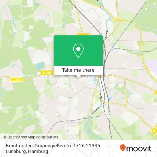 Brautmoden, Grapengießerstraße 26 21335 Lüneburg Karte