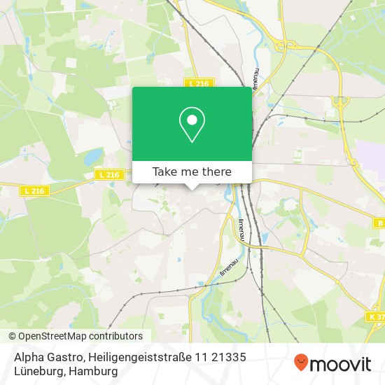 Alpha Gastro, Heiligengeiststraße 11 21335 Lüneburg Karte