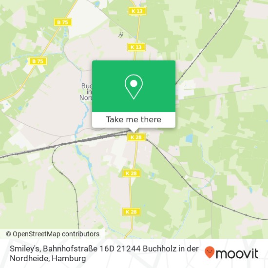 Smiley's, Bahnhofstraße 16D 21244 Buchholz in der Nordheide Karte