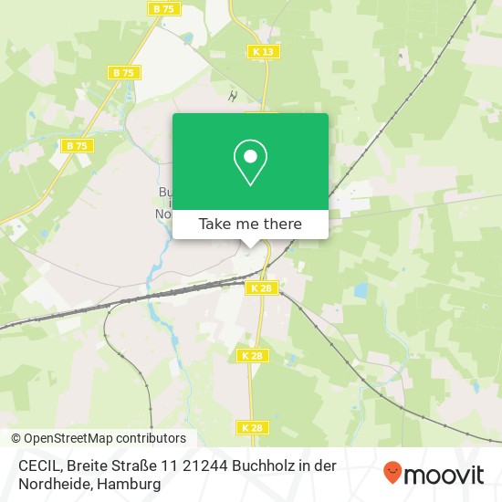 CECIL, Breite Straße 11 21244 Buchholz in der Nordheide Karte