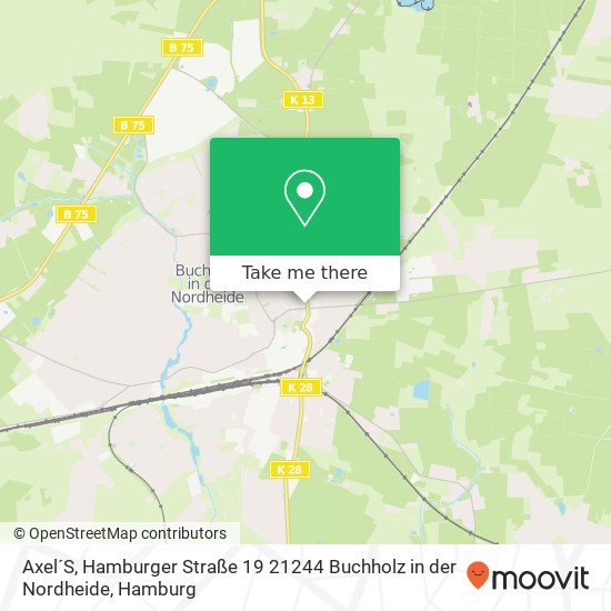 Axel´S, Hamburger Straße 19 21244 Buchholz in der Nordheide Karte