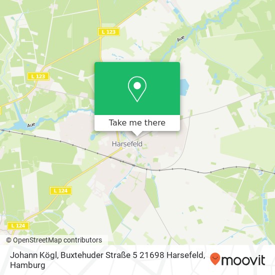 Johann Kögl, Buxtehuder Straße 5 21698 Harsefeld Karte