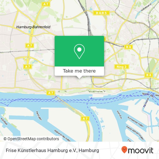 Frise Künstlerhaus Hamburg e.V. Karte
