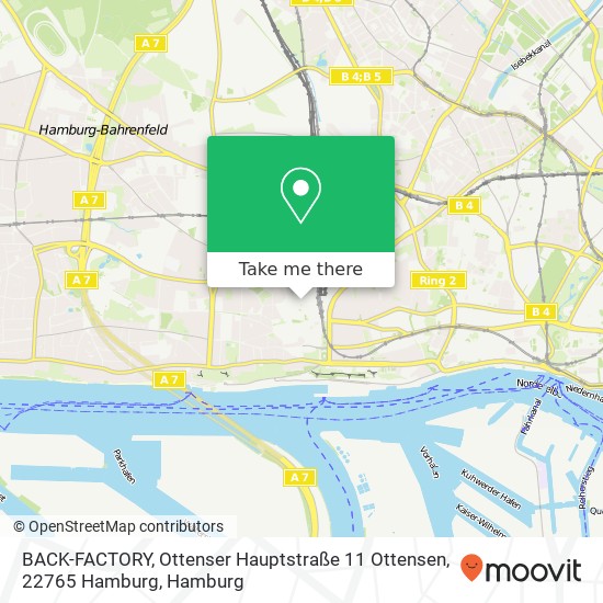 BACK-FACTORY, Ottenser Hauptstraße 11 Ottensen, 22765 Hamburg Karte