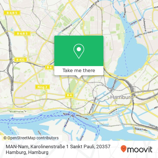MAN-Nam, Karolinenstraße 1 Sankt Pauli, 20357 Hamburg Karte