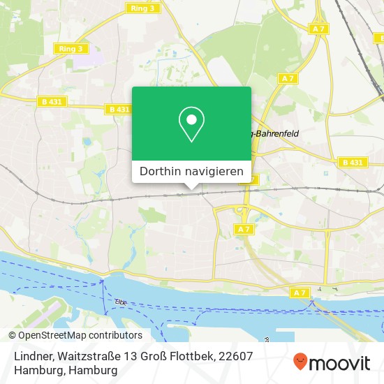 Lindner, Waitzstraße 13 Groß Flottbek, 22607 Hamburg Karte