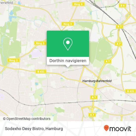 Sodexho Desy Bistro, Notkestraße 85 Bahrenfeld, 22607 Hamburg Karte