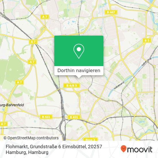 Flohmarkt, Grundstraße 6 Eimsbüttel, 20257 Hamburg Karte
