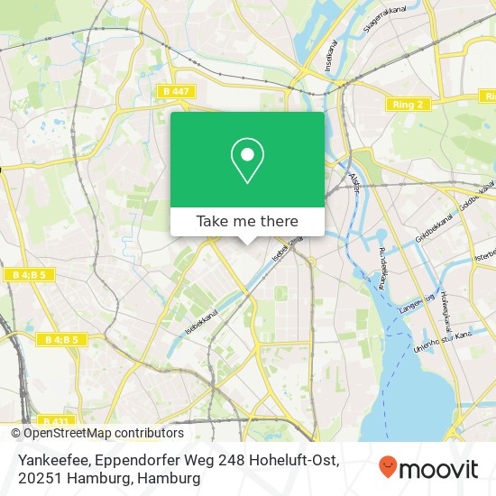 Yankeefee, Eppendorfer Weg 248 Hoheluft-Ost, 20251 Hamburg Karte