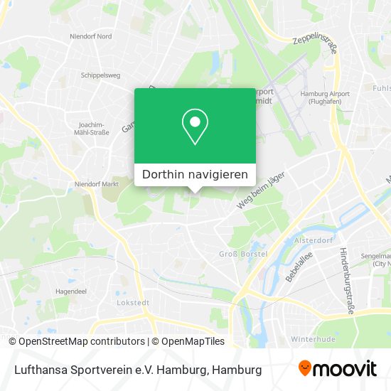 Lufthansa Sportverein e.V. Hamburg Karte