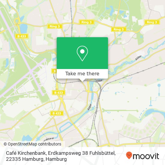 Café Kirchenbank, Erdkampsweg 38 Fuhlsbüttel, 22335 Hamburg Karte