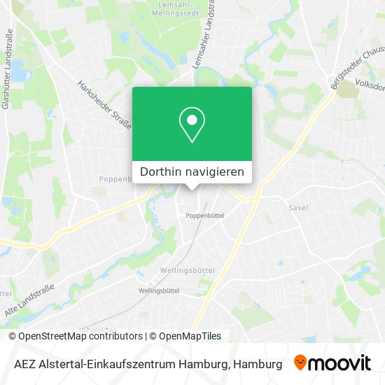 AEZ Alstertal-Einkaufszentrum Hamburg Karte
