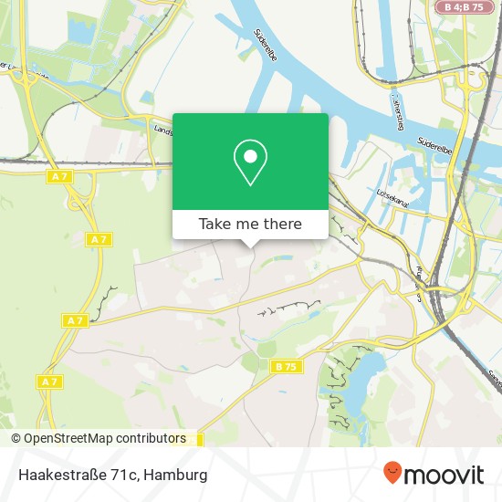 Haakestraße 71c Karte