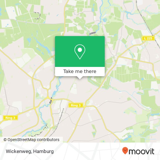 Wickenweg Karte