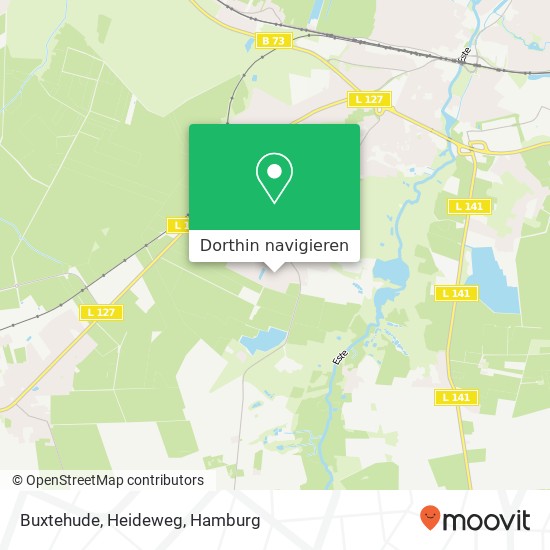 Buxtehude, Heideweg Karte