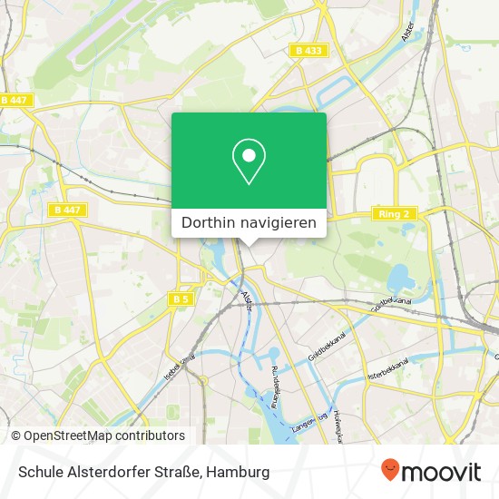 Schule Alsterdorfer Straße Karte