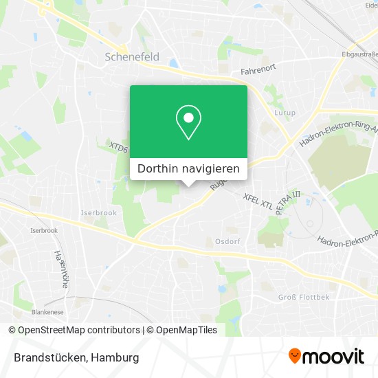 Brandstücken Karte