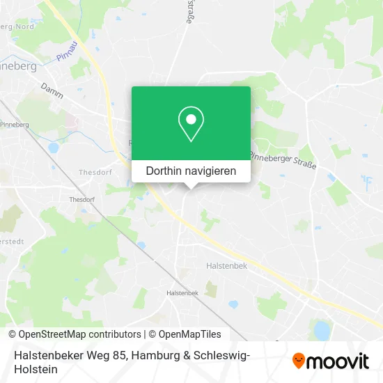 Halstenbeker Weg 85 Karte