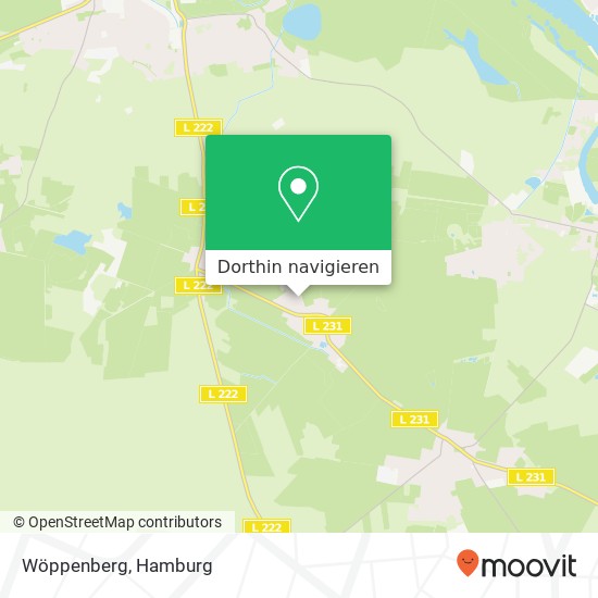 Wöppenberg Karte